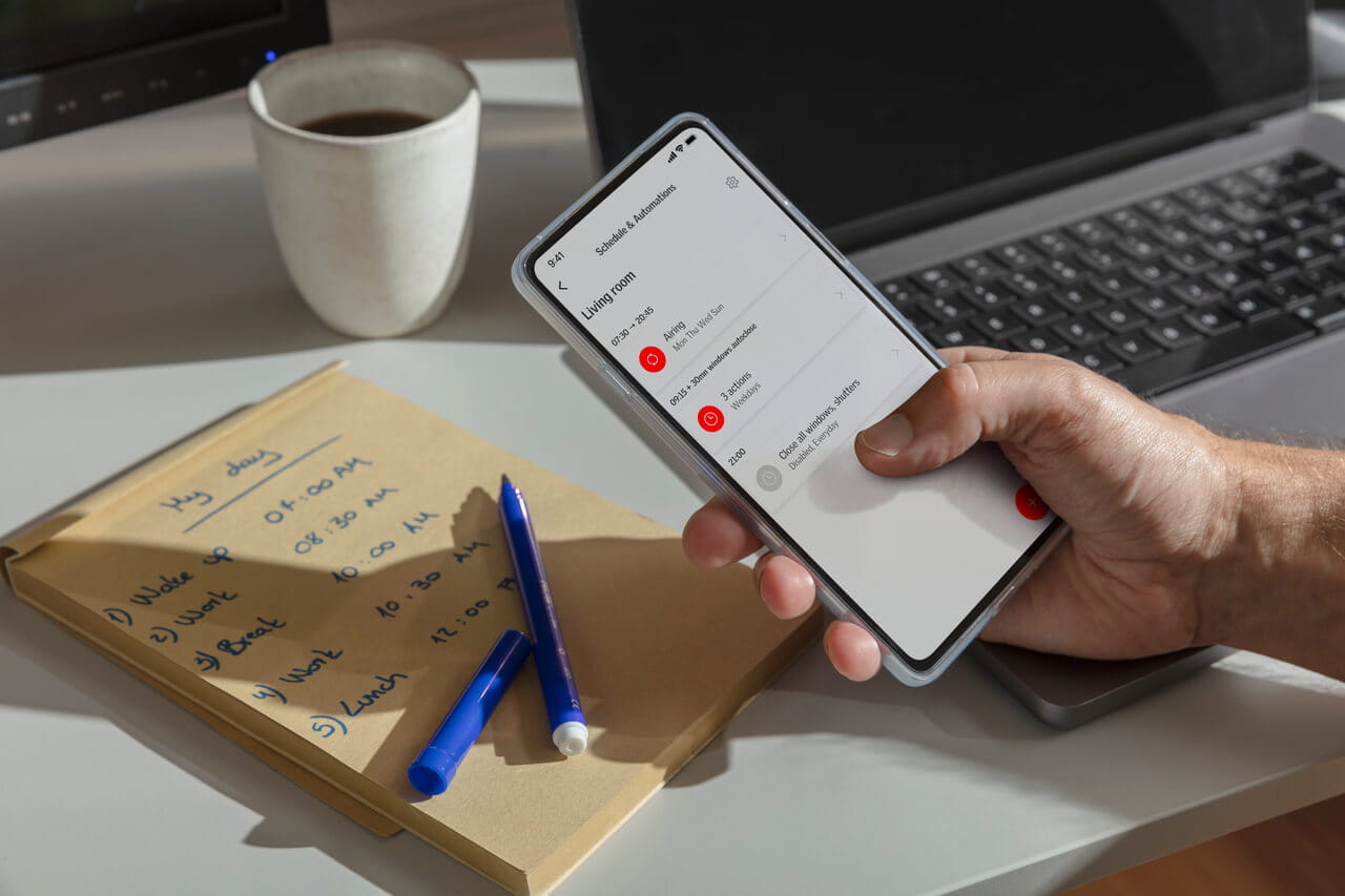 user-friendly app for VELUX solar-powered and electric roof windows