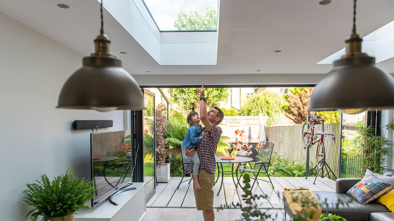 Vario by VELUX window as seen from the inside